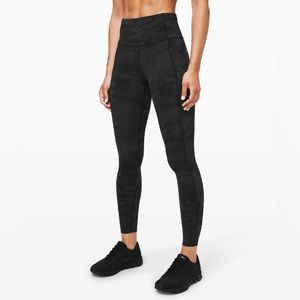 Lululemon Fast and Free High-Rise Tight 25" in Nulux fabric